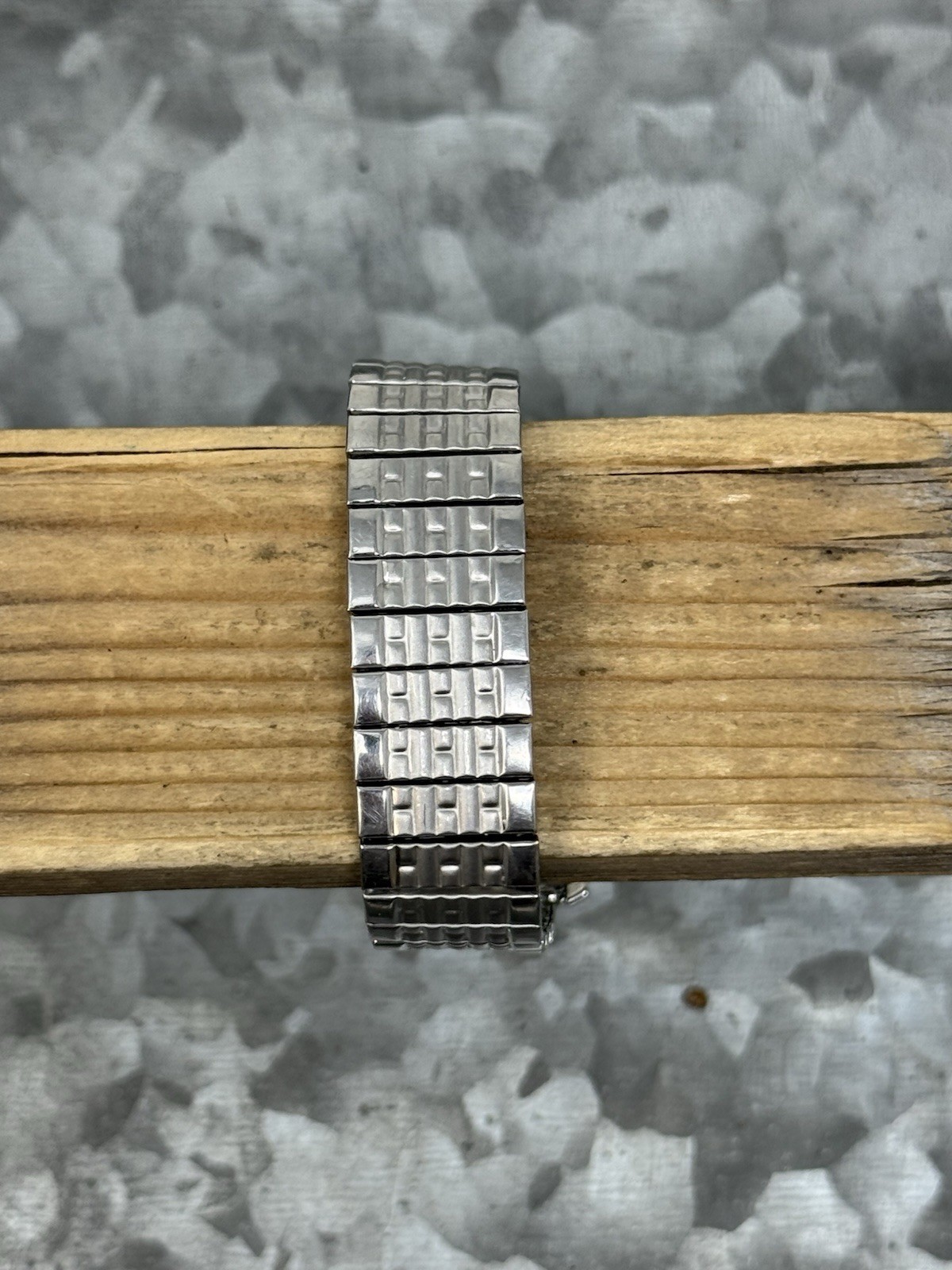 1972 BULOVA ACCUTRON CK 2181 Tuning Fork Watch, Serviced, Clean, Foster Band