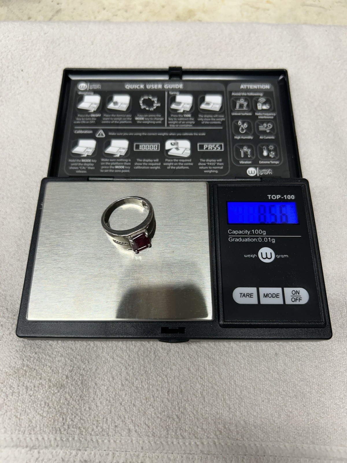 Designer Bangkok Ratnaraj Jewelers 925 Ring Band Size 9-9.5, 8.56g