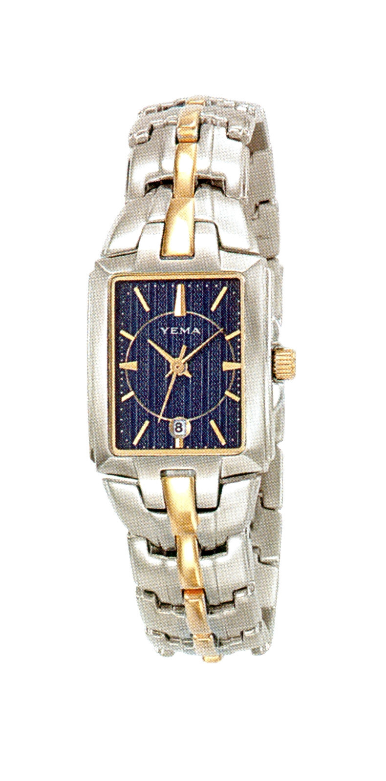 YEMA Paris by Seiko YM 822 Women’s 2-tone Quartz Casual Watch 5ATM *NEW VINTAGE