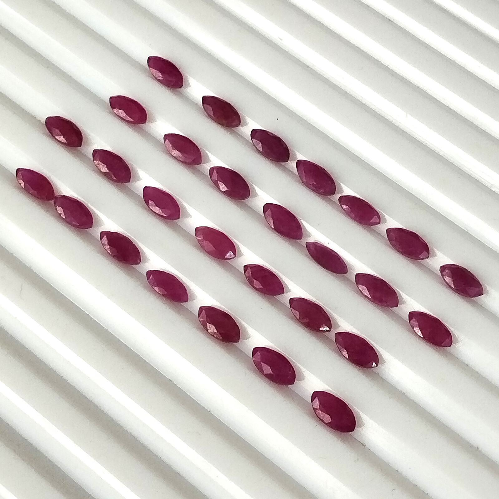 Marquise Cut Ruby 3X6 mm Natural Unheated Faceted Ruby Wholesale Loose Gemstone