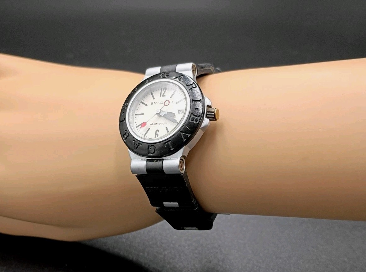 BVLGARI Aluminum AL38A Aluminum Swiss Watch