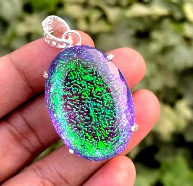 102 Ct+ Natural Oval Monarch Fire Opal Doublet 925 Solid Silver Pendant Gemstone
