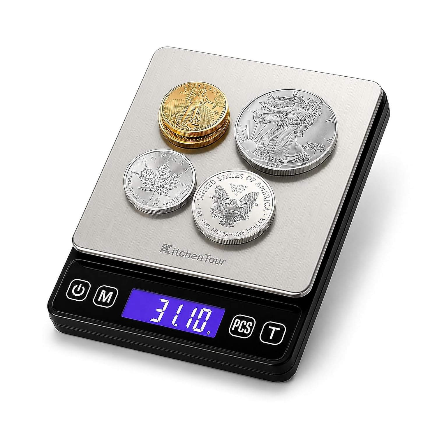 KitchenTour Mini Gram Scale 500g x 0.01g – Precision Weighing for Your Needs