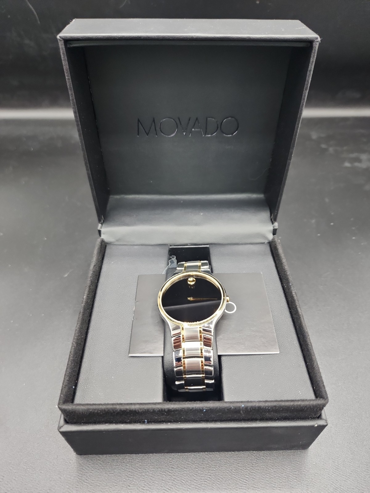 Movado Museum Serio Two Tone Men’s Wristwatch – New In Box & New Battery