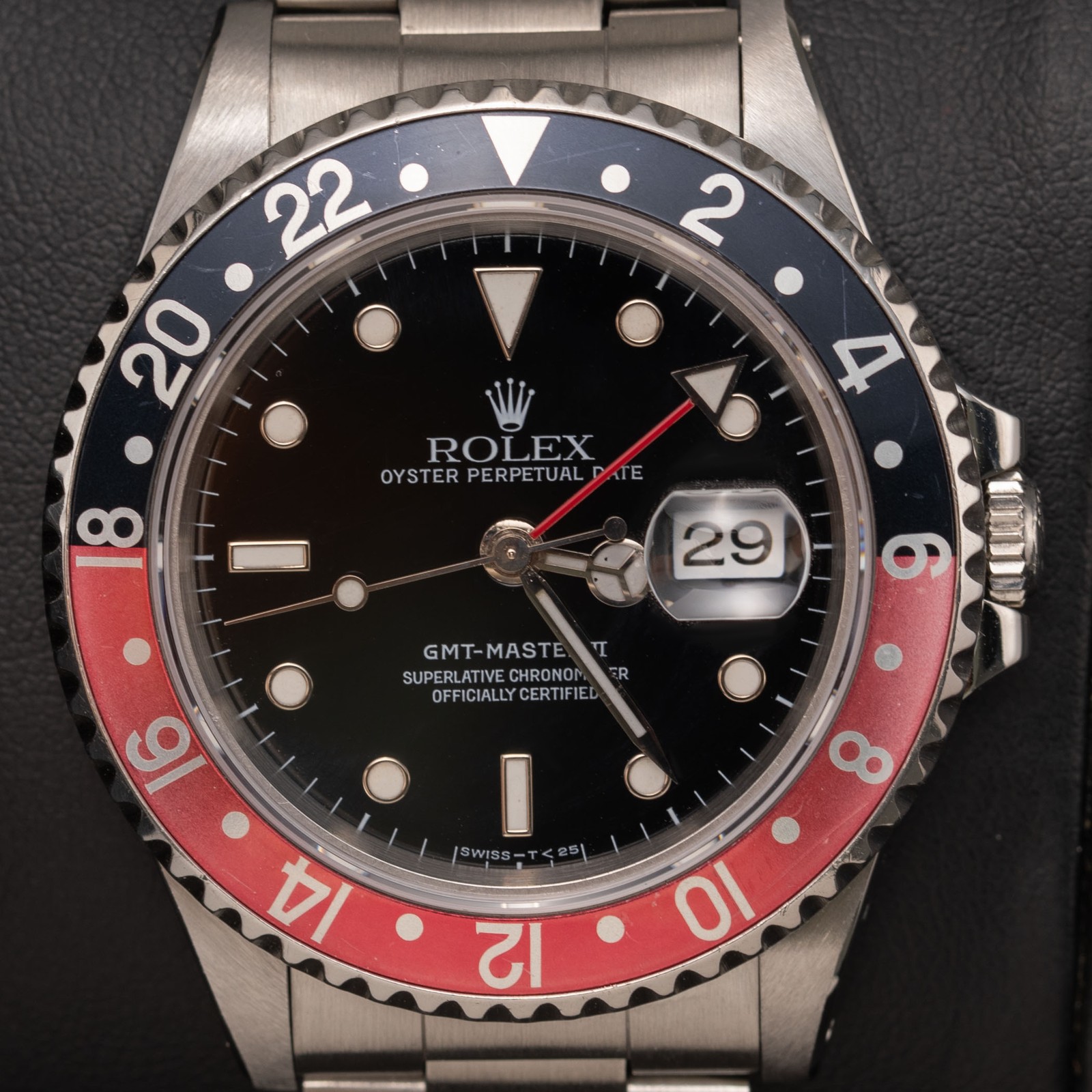 Rolex GMT-Master II Watch “Coke” 40mm 16710 Black Dial Watch