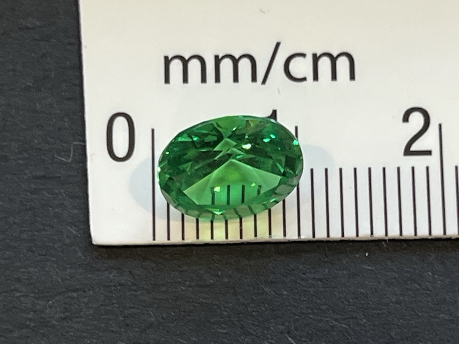 Green YAG (Yttrium Aluminum Garnet) Loose Gemstone – 3.80 Carat Oval Cut