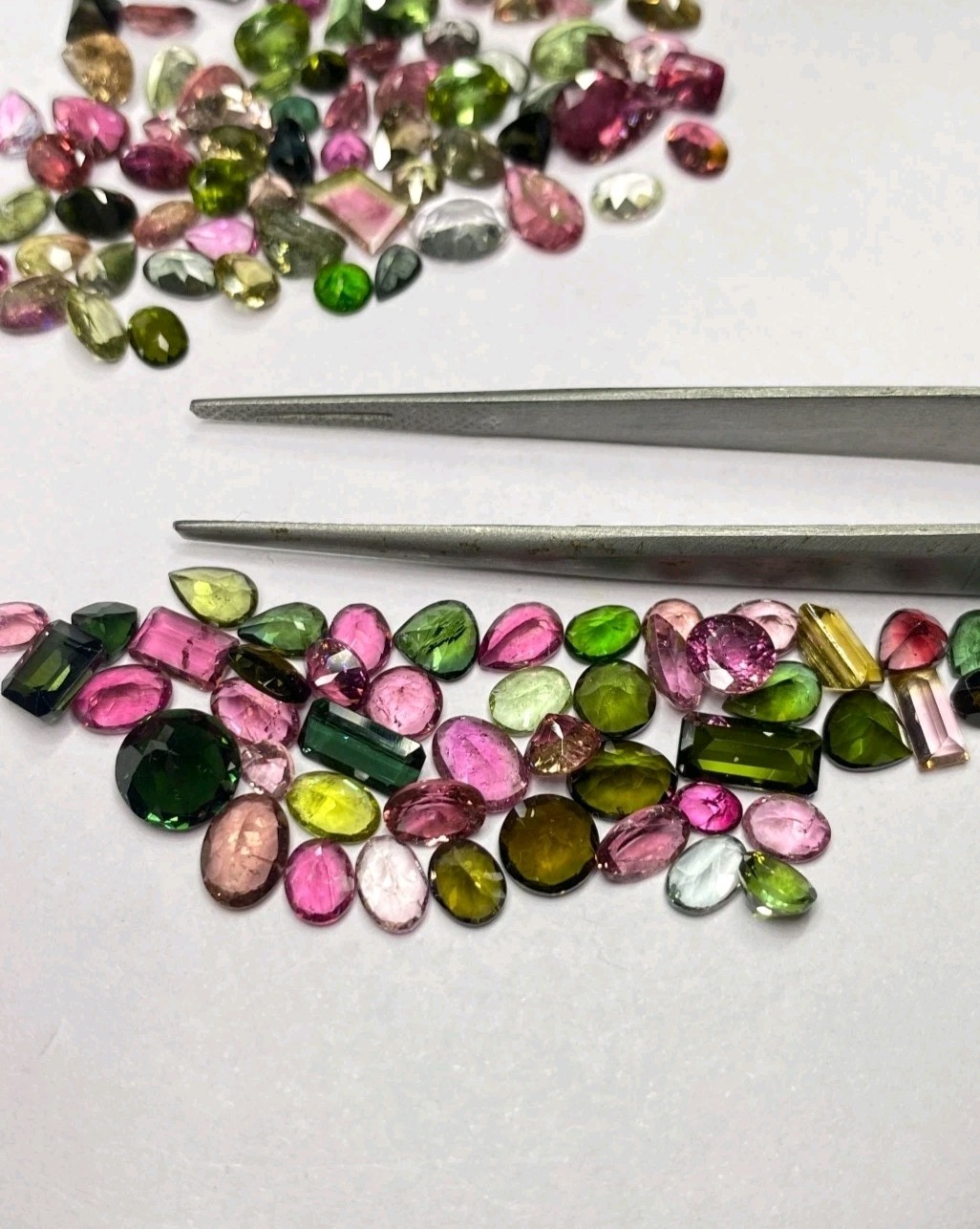Mix Shape Multi Color Tourmaline Crystal Gemstone Cut Natural Tourmaline Faceted