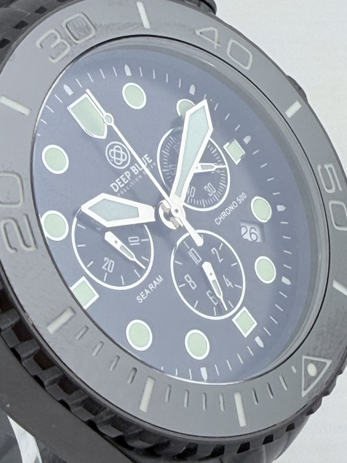 Deep Blue Sea Ram 500 Chronograph Black PVD Quartz LE 0032/5000 Sapphire 45mm