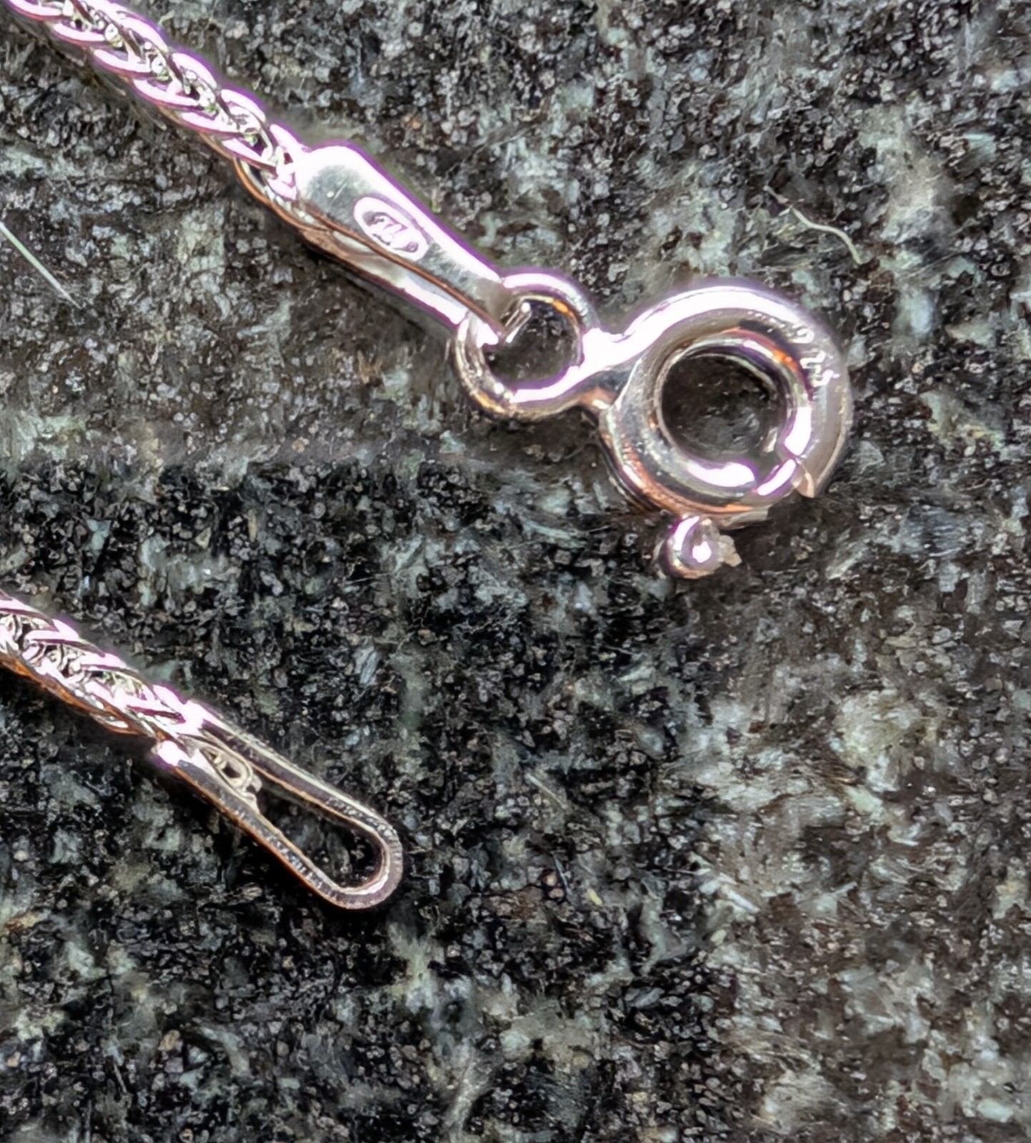 Lightweight Sterling Silver Spiga Link Chain 51cm 20 Inches