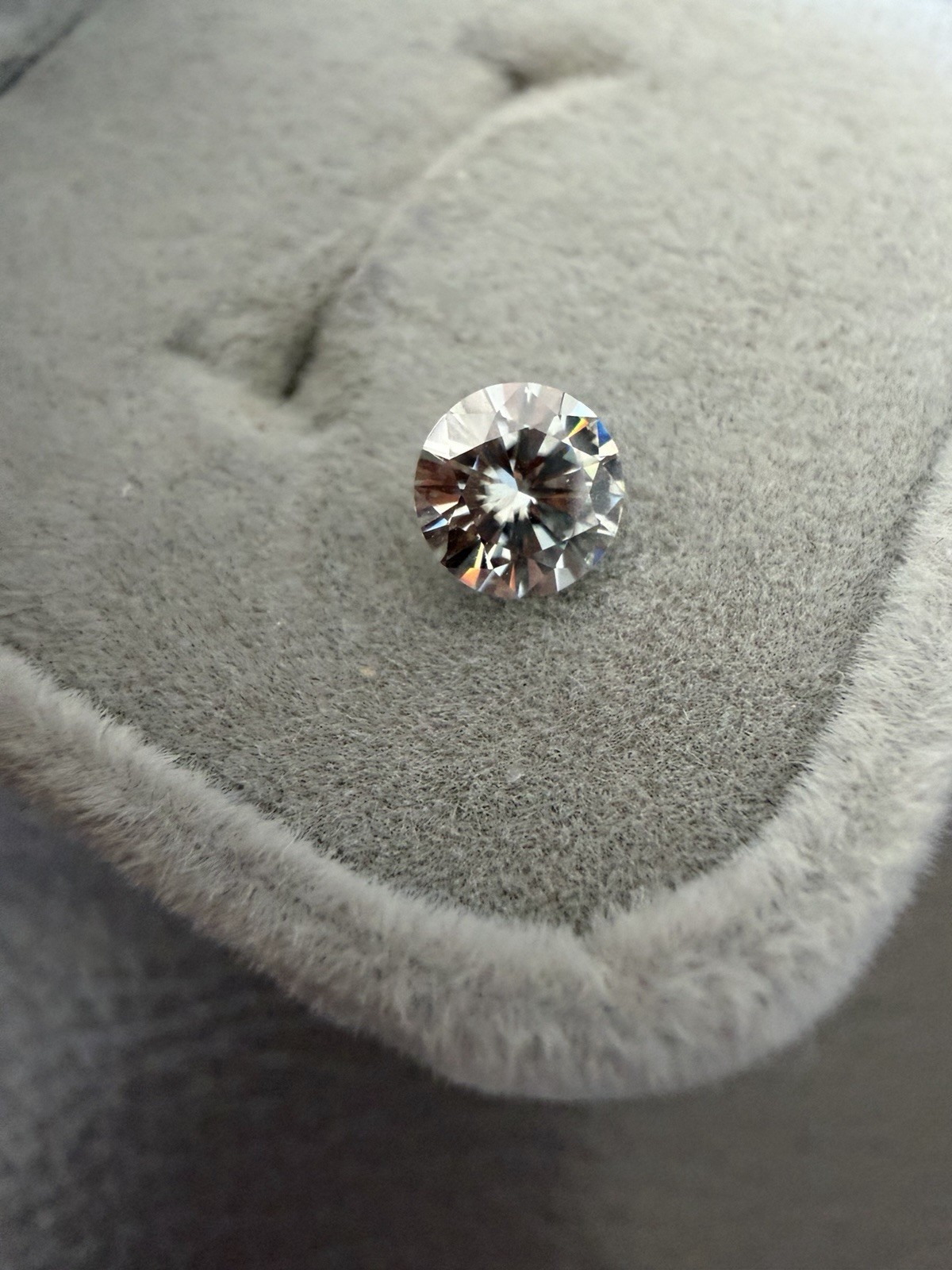 6 MM Round Cut VVS1 Moissanite Loose Stone Best For The Ring or Gift