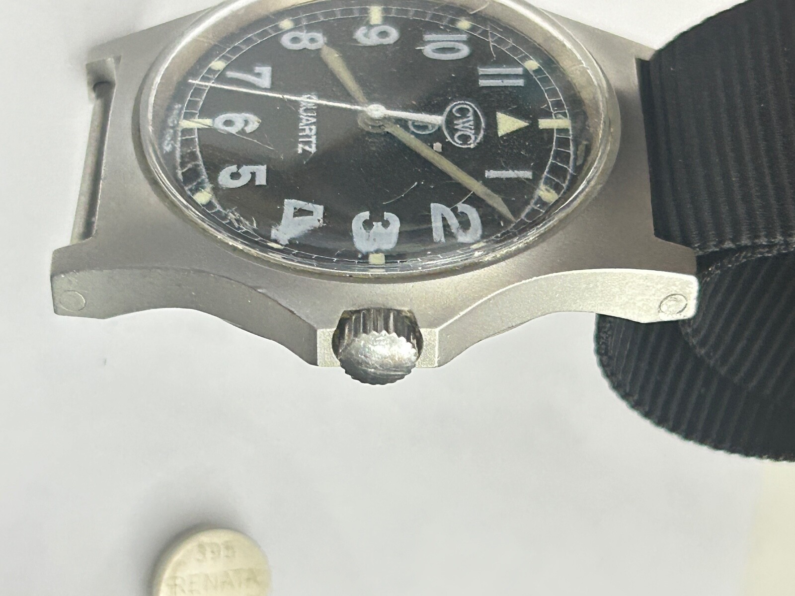 CWC G10 Medium Fatboy’Military Royal Navy Issue Mens Watch 1990 New Battery