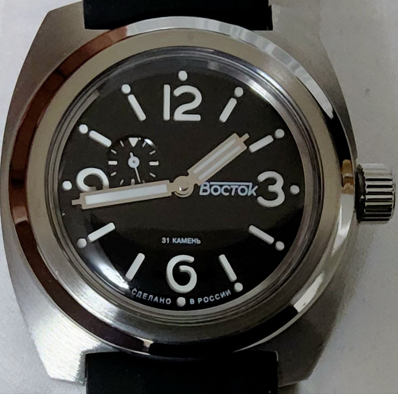 Vostok Amphibia “Panerai” 170964 2415 rubber strap plastic strap