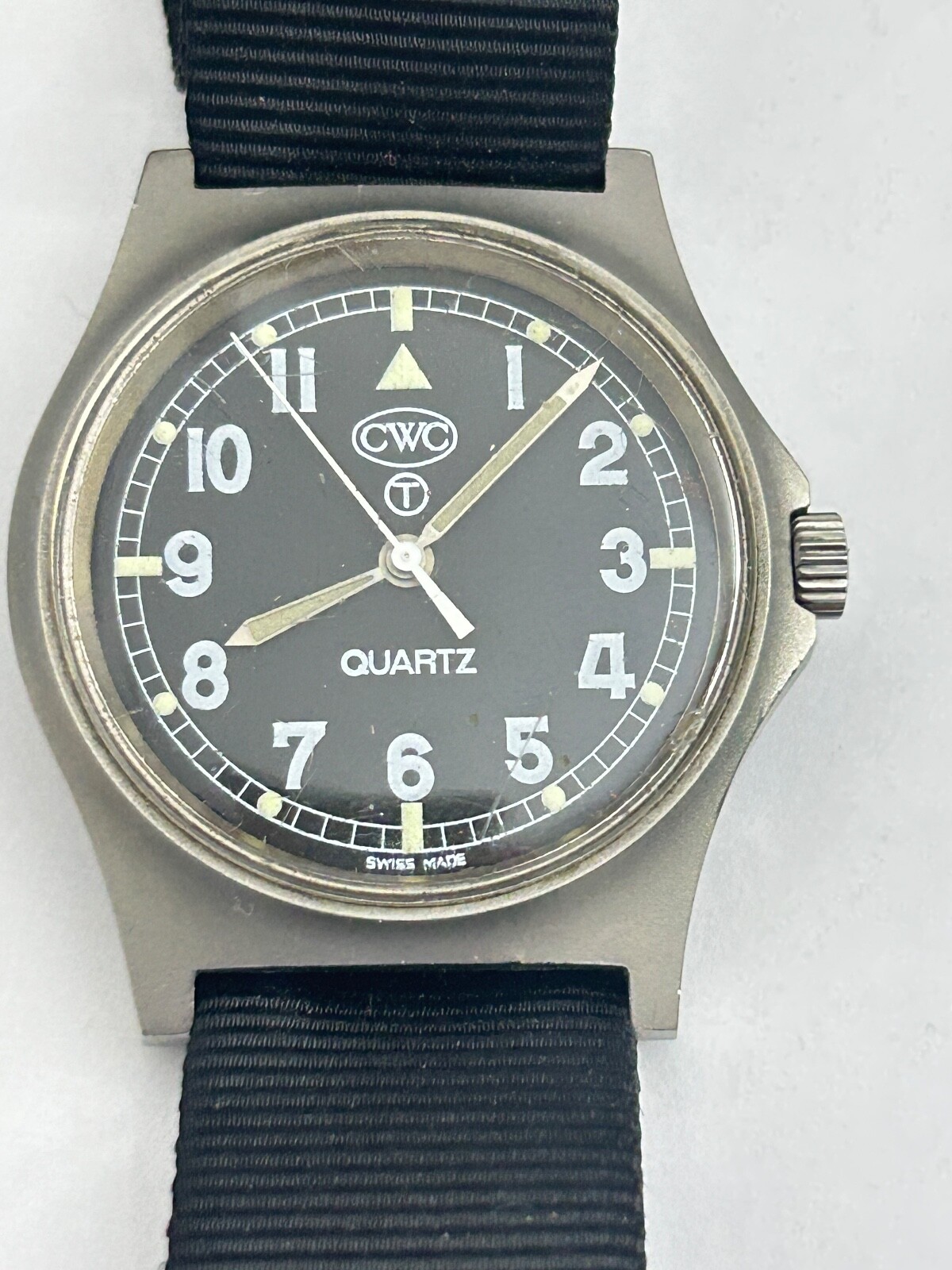 CWC G10 Medium Fatboy’Military Royal Navy Issue Mens Watch 1990 New Battery