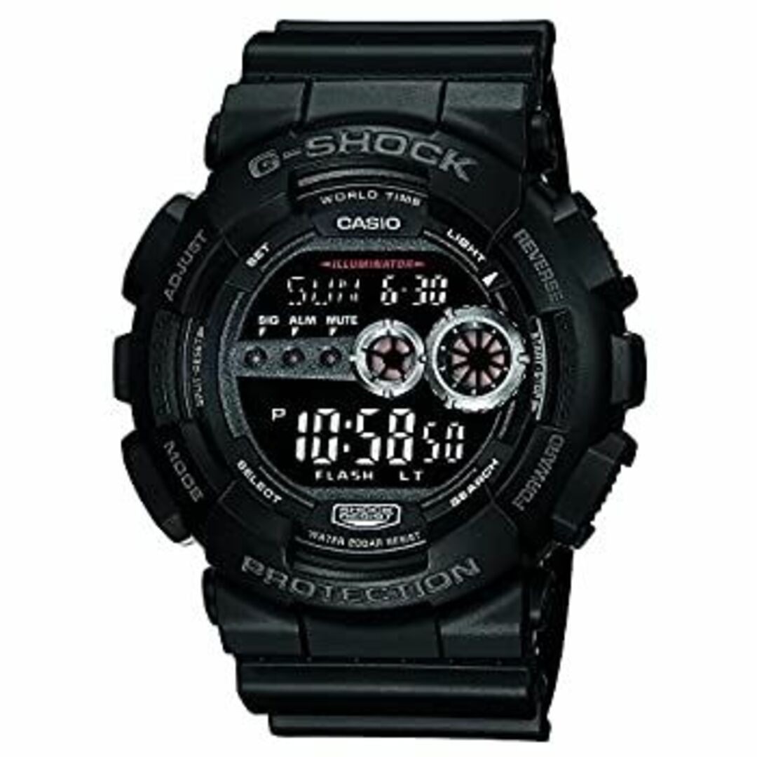 G-Shock Casio wristwatch high brightness LED GD100 1B imported No.2034