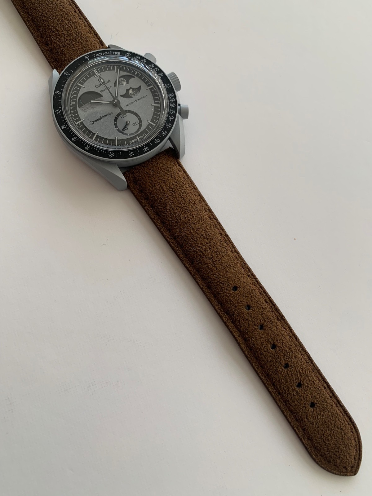 PEBRO ALCANTARA watch strap Dark Brown 4 sizes 100% Vegan