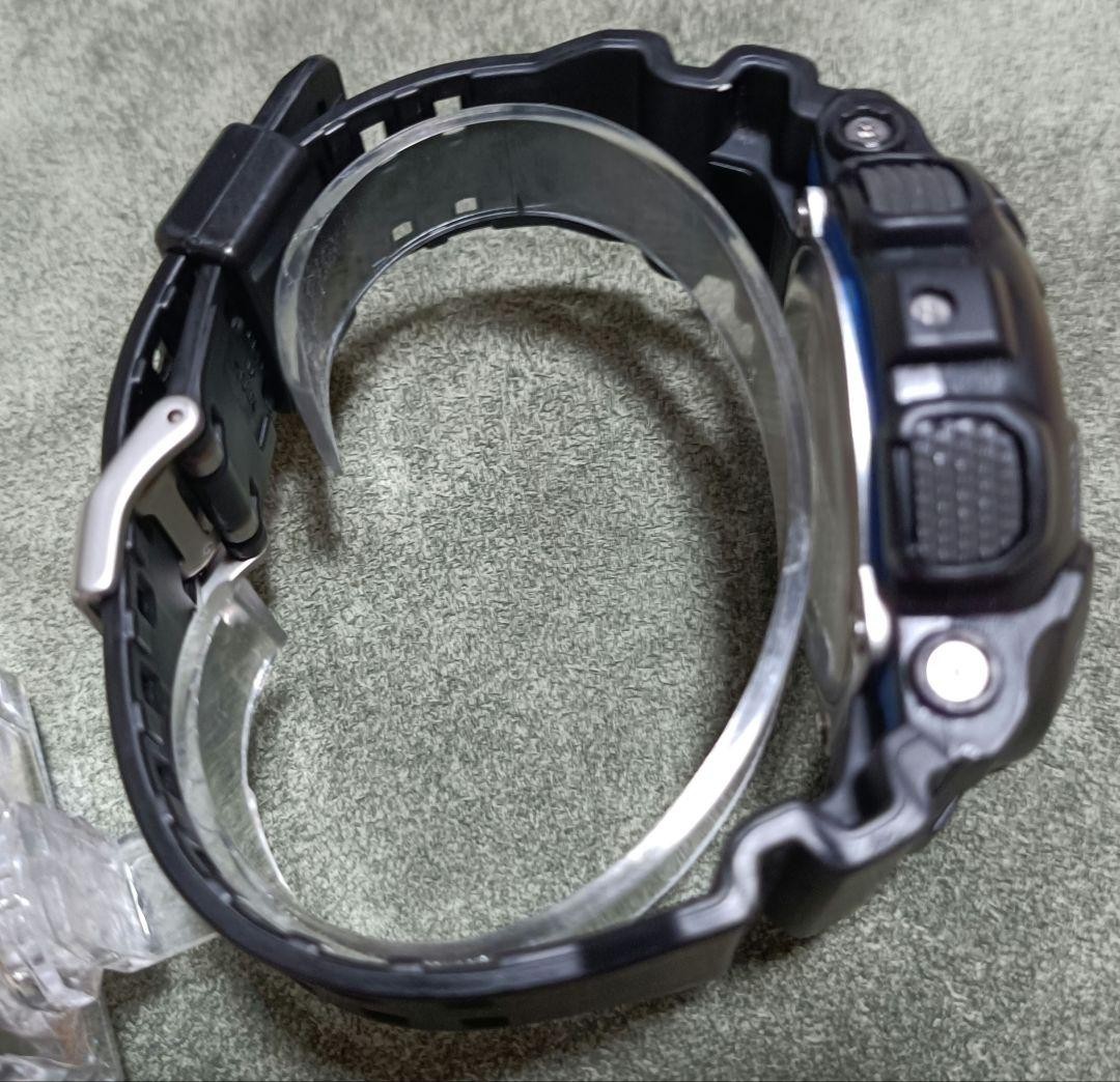 CASIO G SHOCK GA 100CB Matte Black x Blue