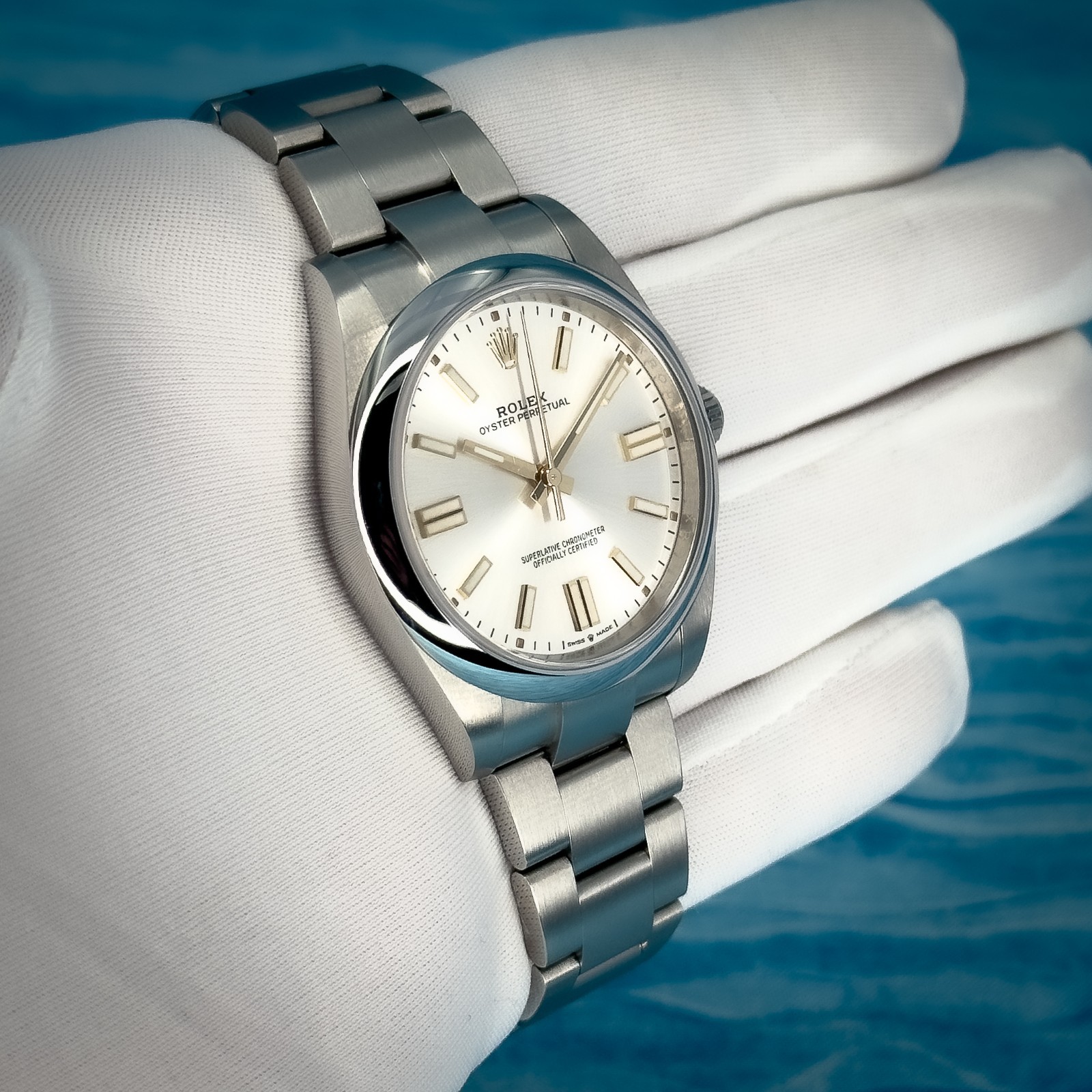 2020 Rolex Oyster Perpetual Silver Dial 41mm 124300 – Full Set