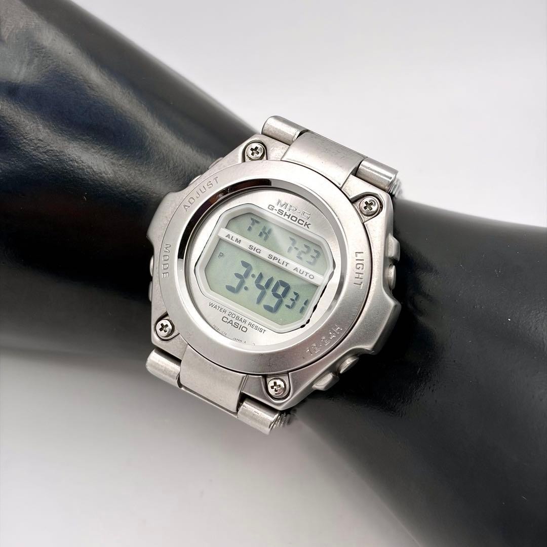 Casio MR-G First Generation Full Metal Digital Grey Watch Japan 0714560