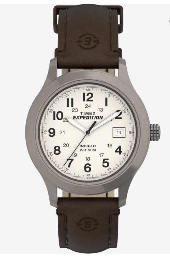 Timex Men’s Expedition Field Watch, Brown Strap, T49870 -NO Box