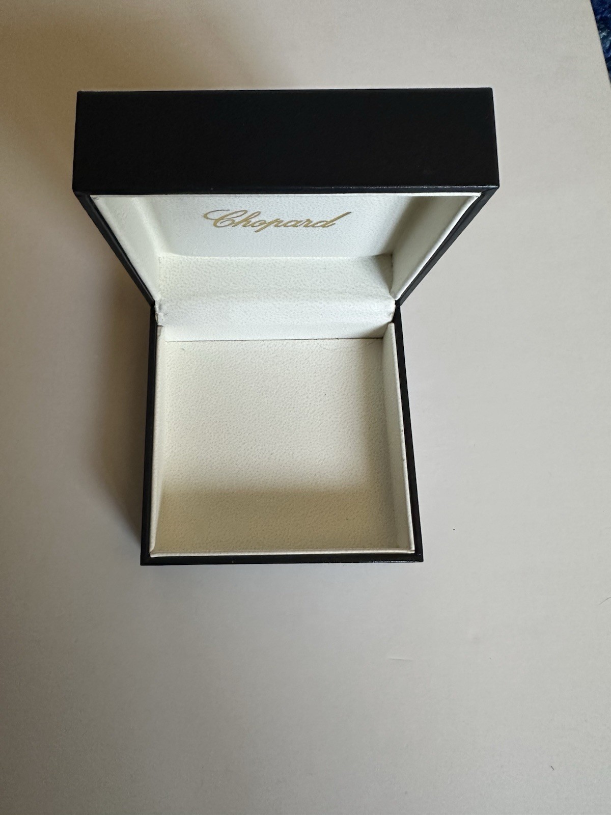 Chopard Jewelry Storage Case Dark Blue, Classic Luxury, Empty Box 4″x4″x2″