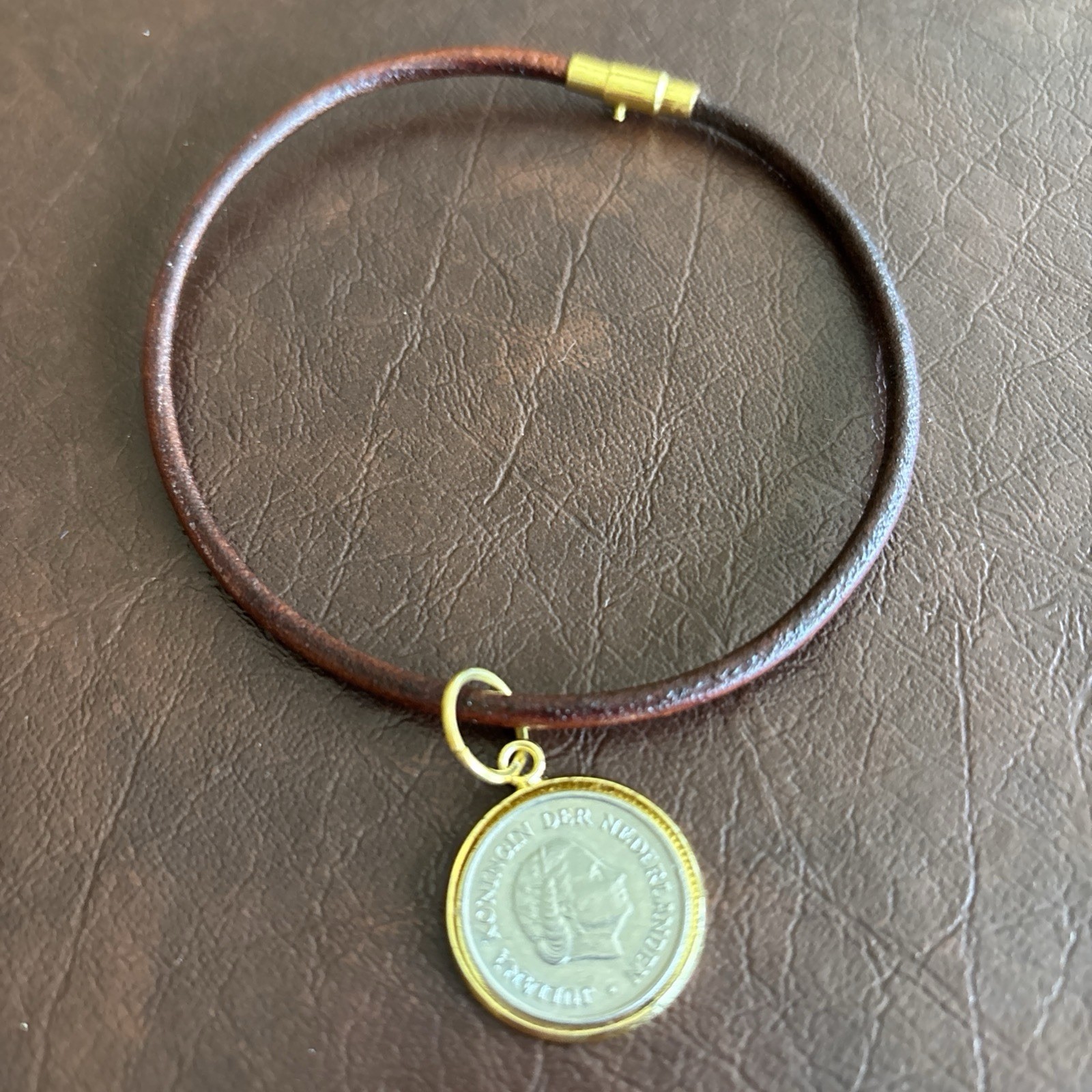 1968 Twenty-five Cent from The Netherlands Bracelet (Extra Large)