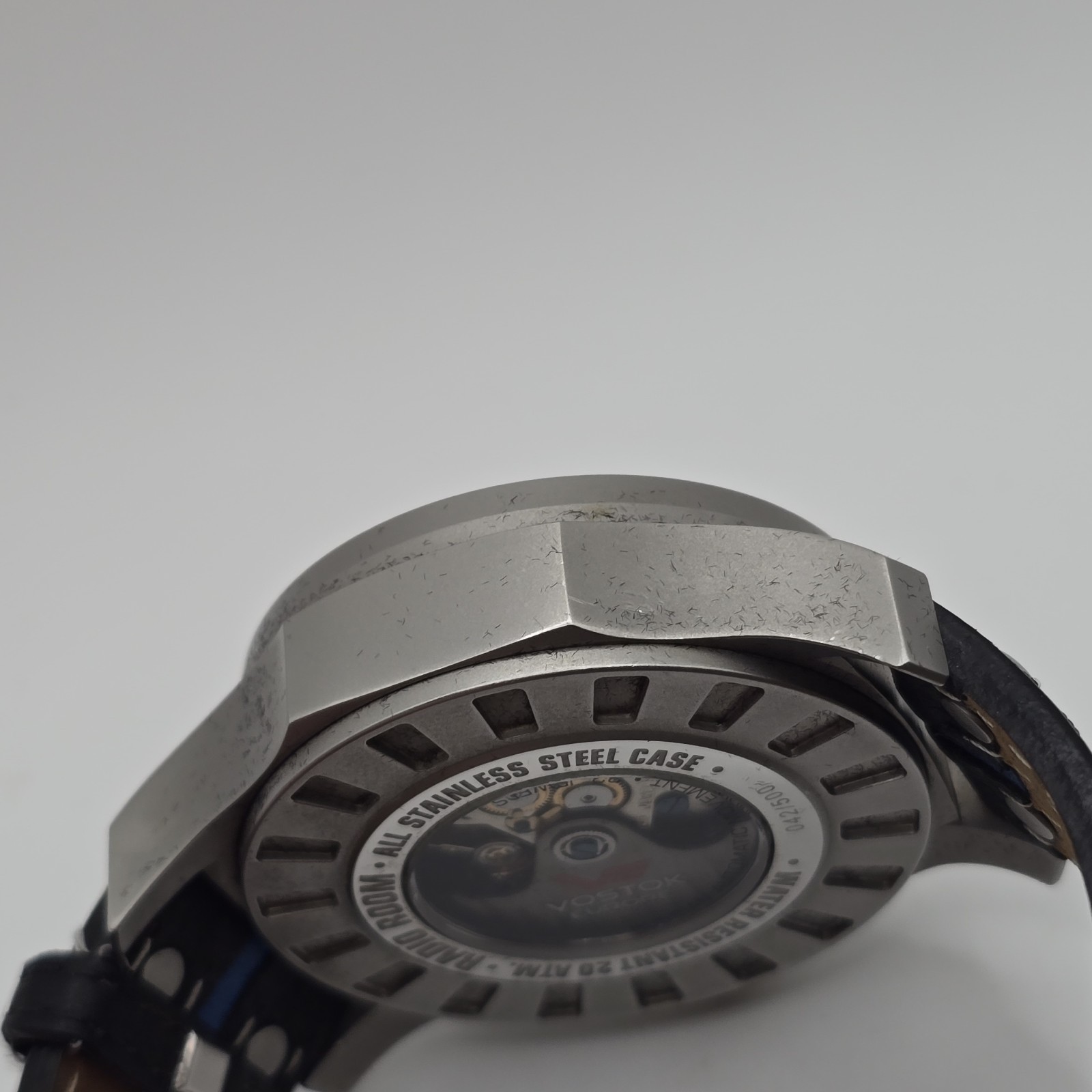 Vostok Europe Radio Room Automatic Watch Gray Blue 48mm