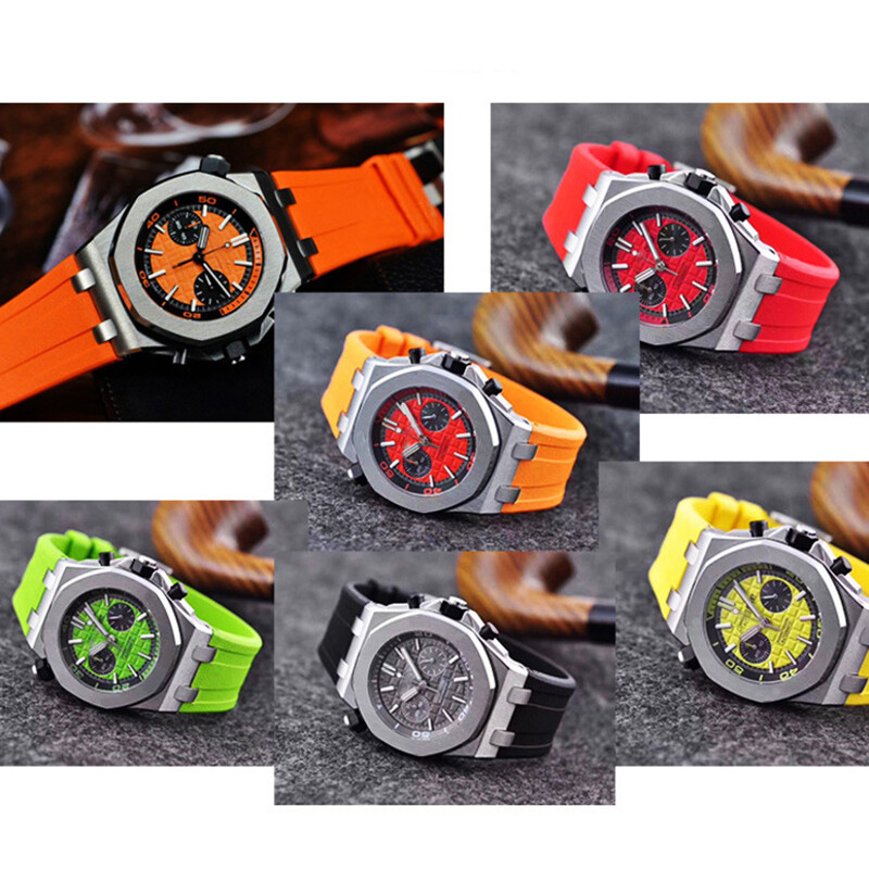 28mm Rubber Band For Audemars Piguet ROYAL OAK OFFSHORE 15703 Watchband Strap