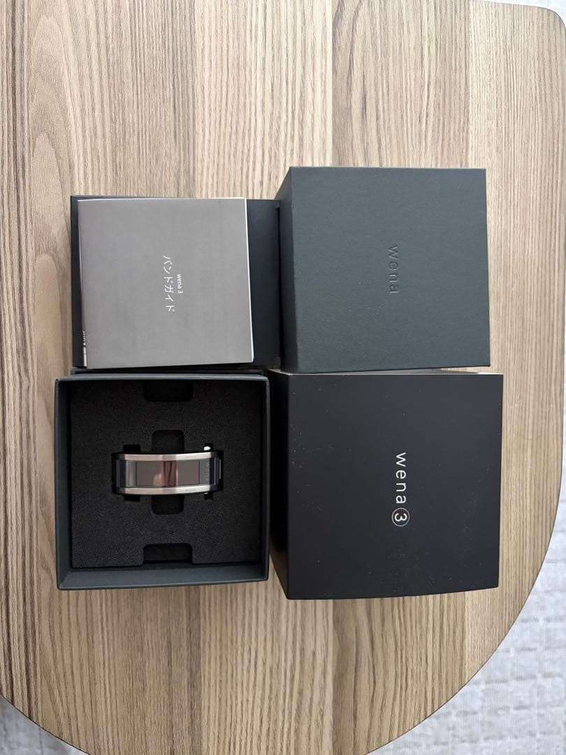 SONY wena 3 Smart Watch Body Silver Stainless Steel for iOS Android Used