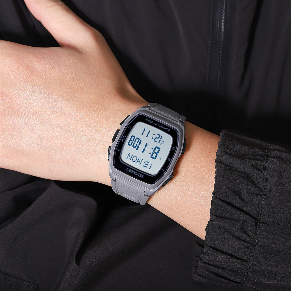 SKMEI Men Watch Countdown Stopwatch Fashion Boys Digital Wristwatch Sport Watch