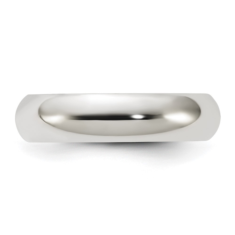 Sterling Silver 5mm Comfort Fit Wedding Band Ring Size 10