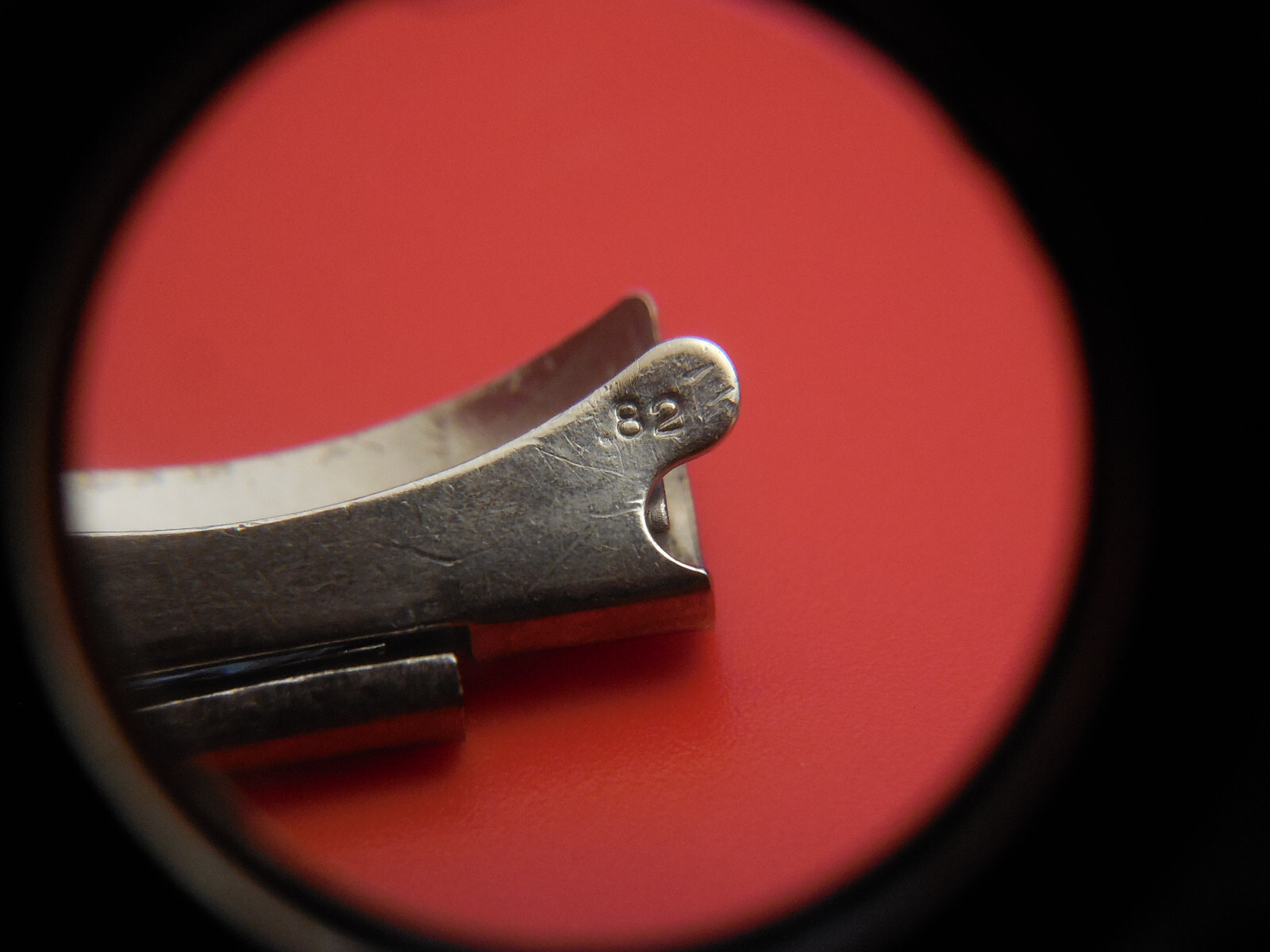 ROLEX 20MM FULL STEEL 82 END LINK FOR 7206 RIVETED OYSTER BAND BRACELET PART