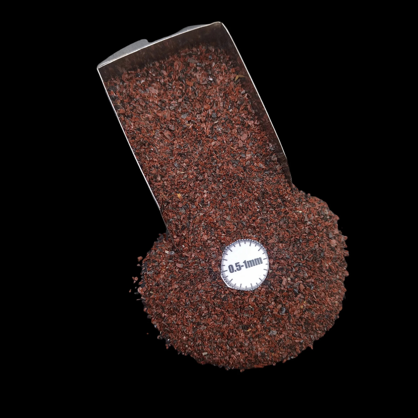 Mahogany Obsidian Micro Crushed Stone 0.5-1mm for Epoxy Craft Art