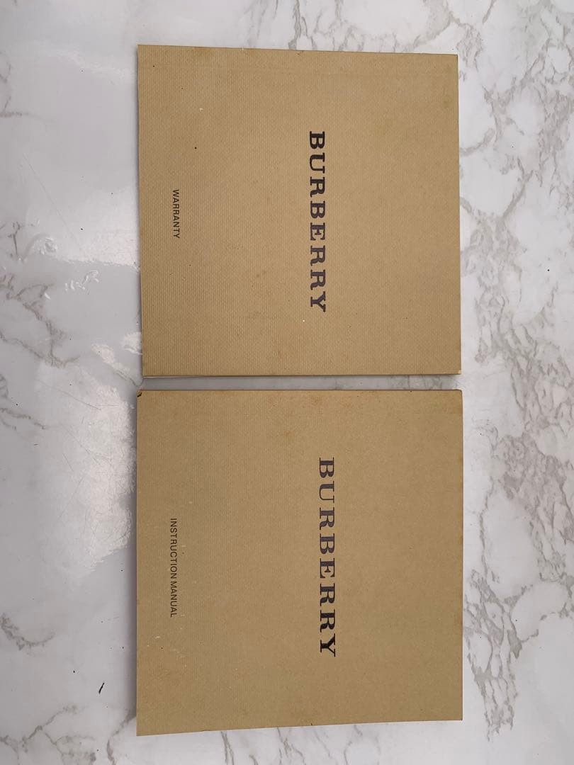 Working BURBERRY Women’s Men’s Watch Silver with Box