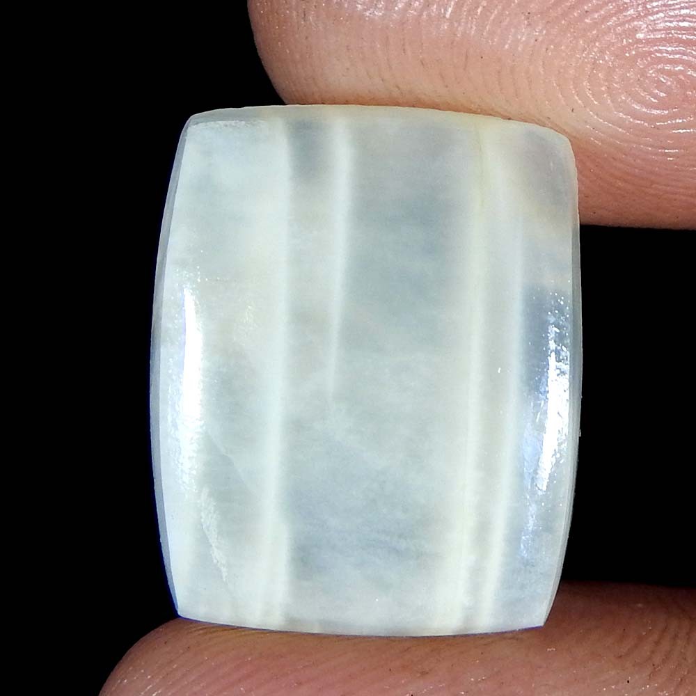 10.45Cts100%Natural Quality Silky Monnstone Cushion Cabochon Loose Gemstone
