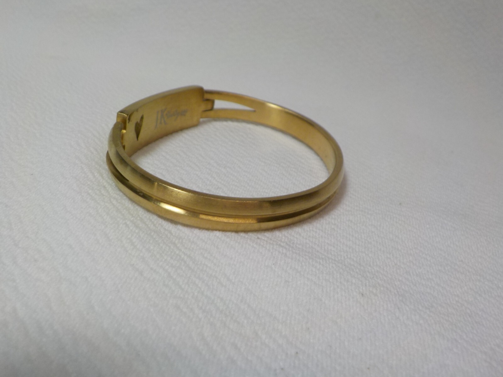 JK BY THIRTY ONE HEART & SOUL RHINESTONE BANGLE BRACELET