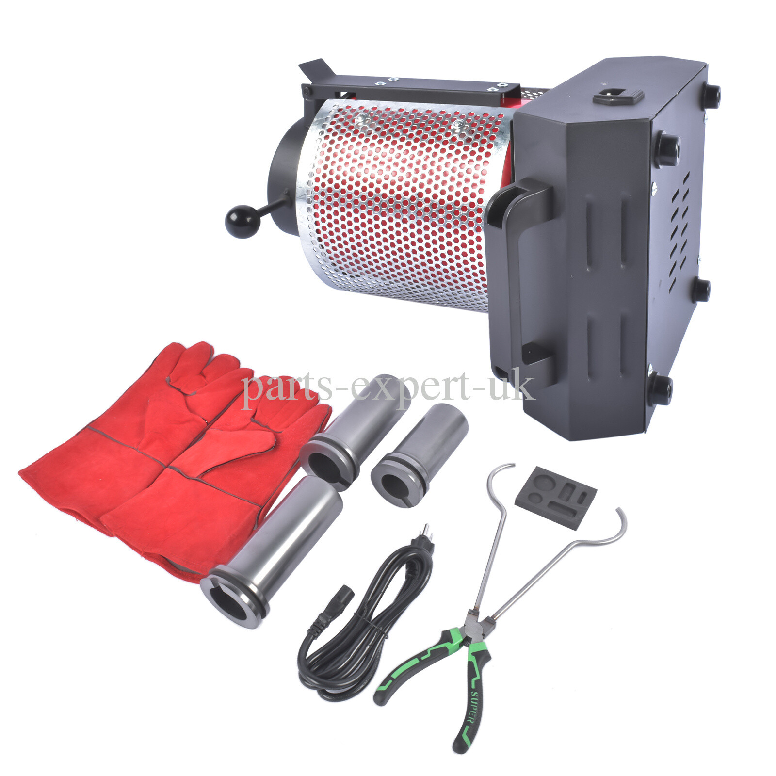 Electric Gold Melting Furnace with Graphite Crucible & Ingot Mold 1150°C/2102°F