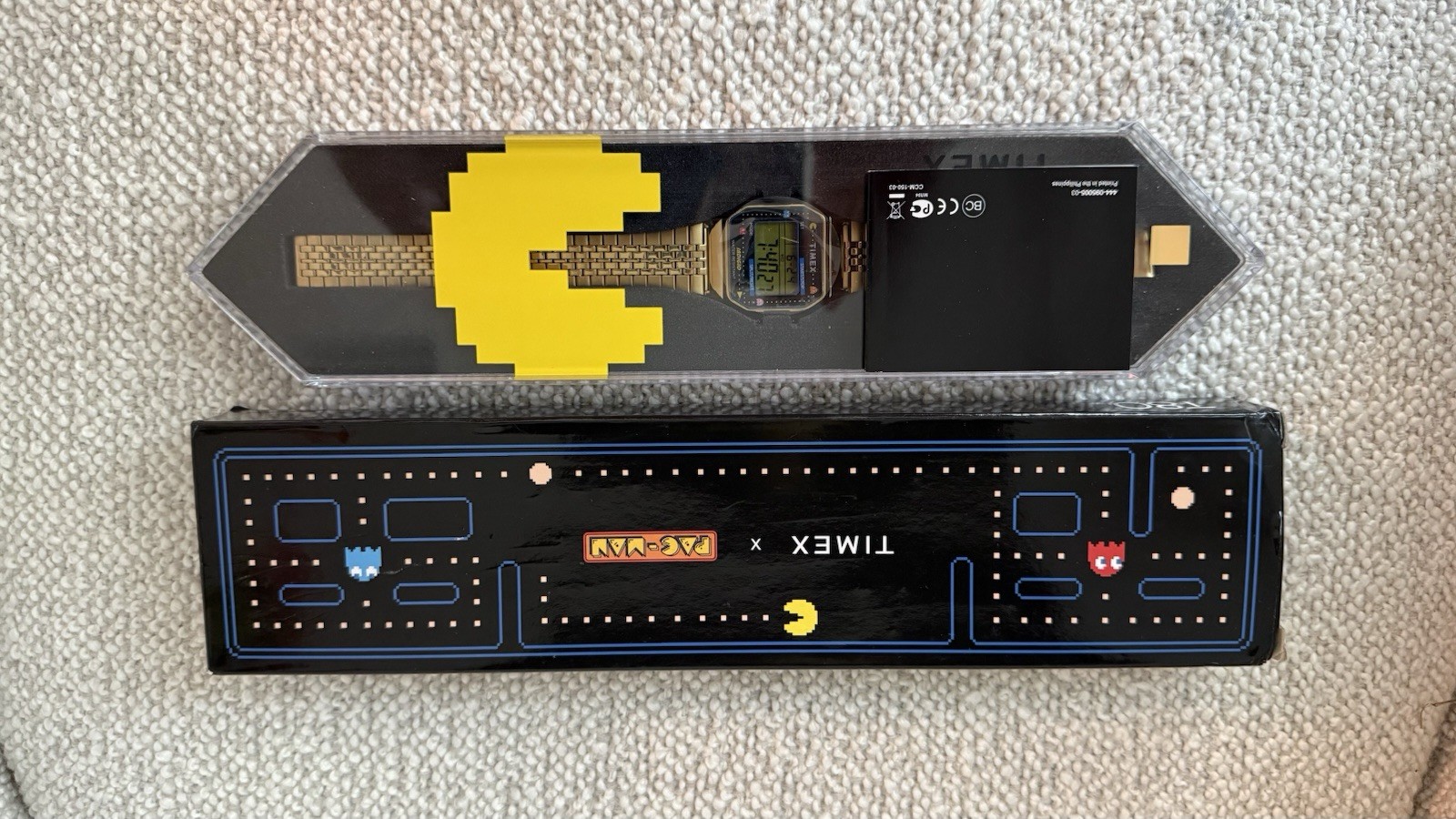 Timex Pac-Man T80 Digital Watch Black Unisex Retro Video Game
