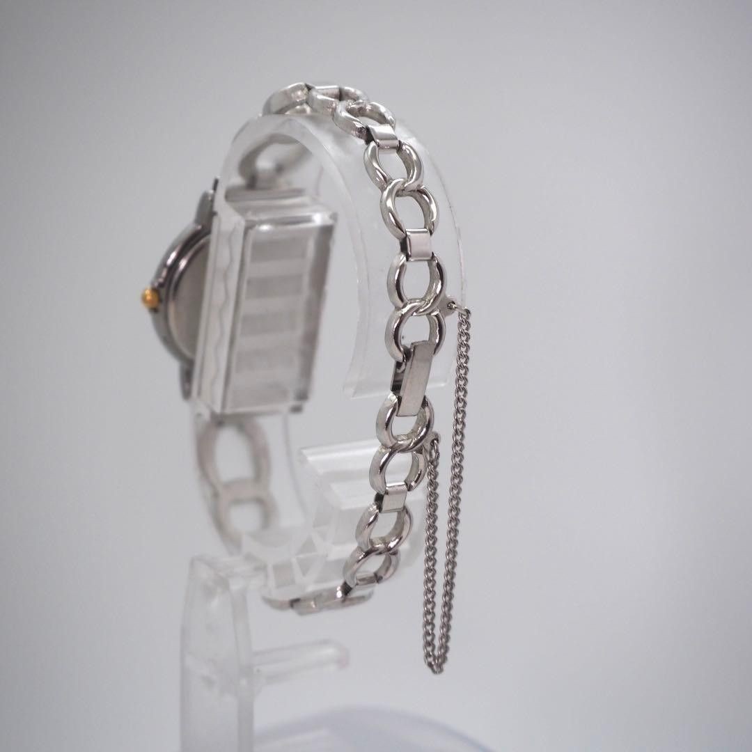 268 working Yves Saint Laurent watch white women’s round simple