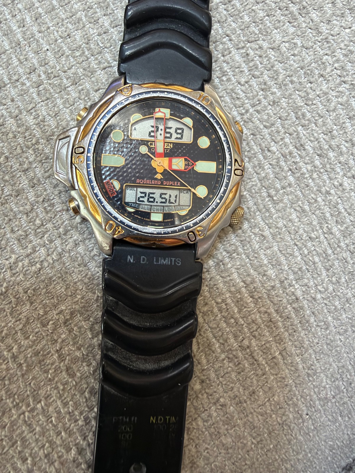 Vintage Citizen Aqualand Promaster C506-E80427 Wristwatch