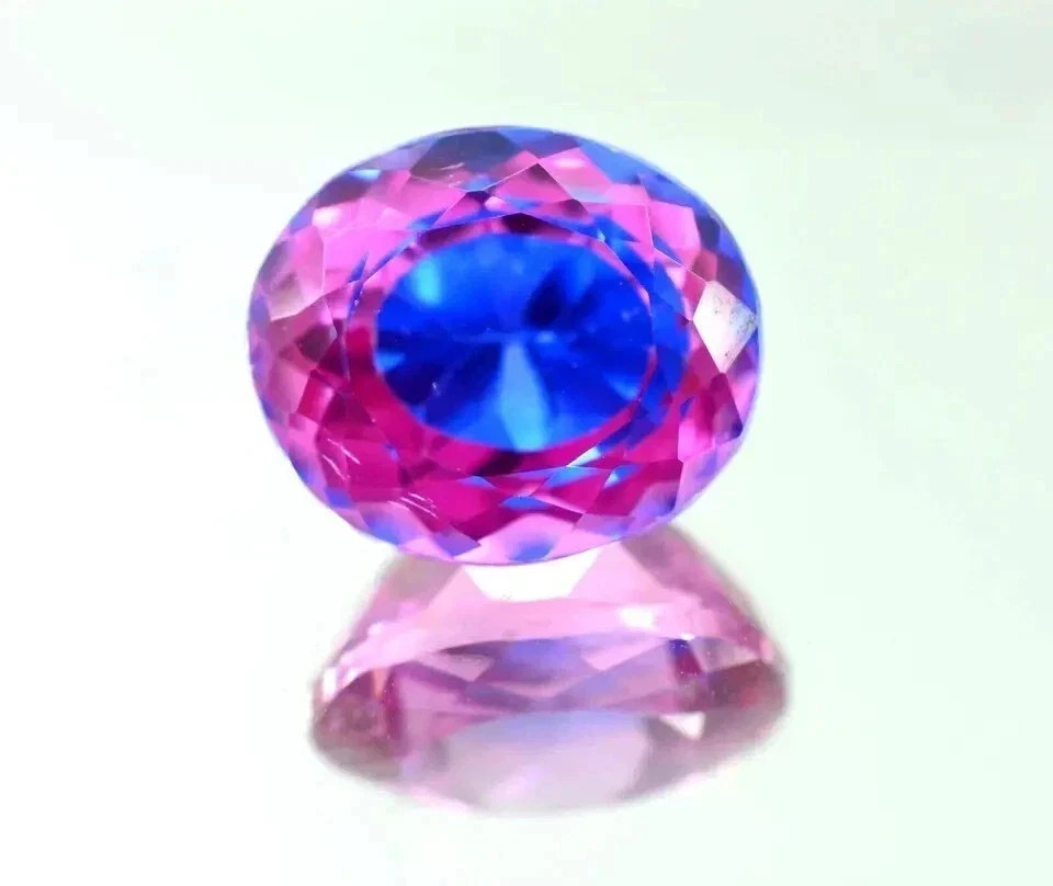 Natural Exquisite 16 Ct Pitambari Sapphire GIE Certified Oval Loose Gemstone