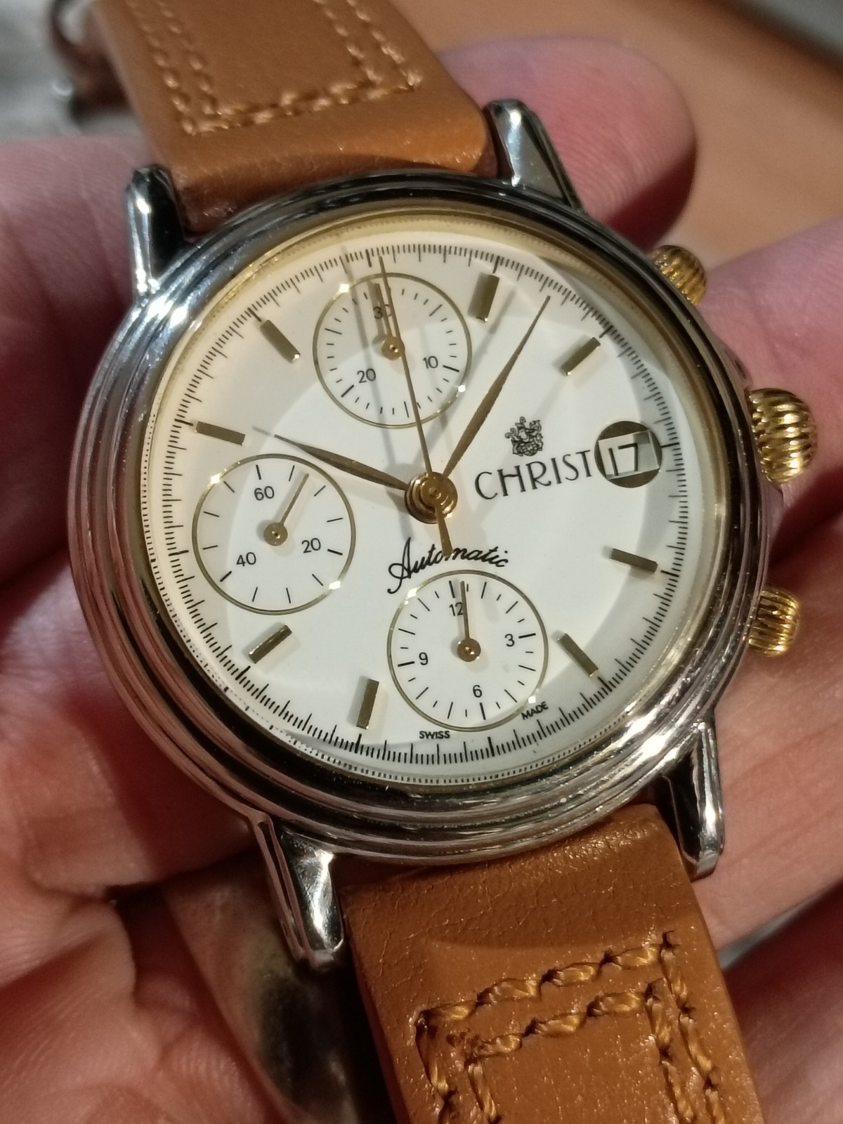Christ Emotion Valjoux 7750 Chronograph Ref. 3168 Stunning!!!