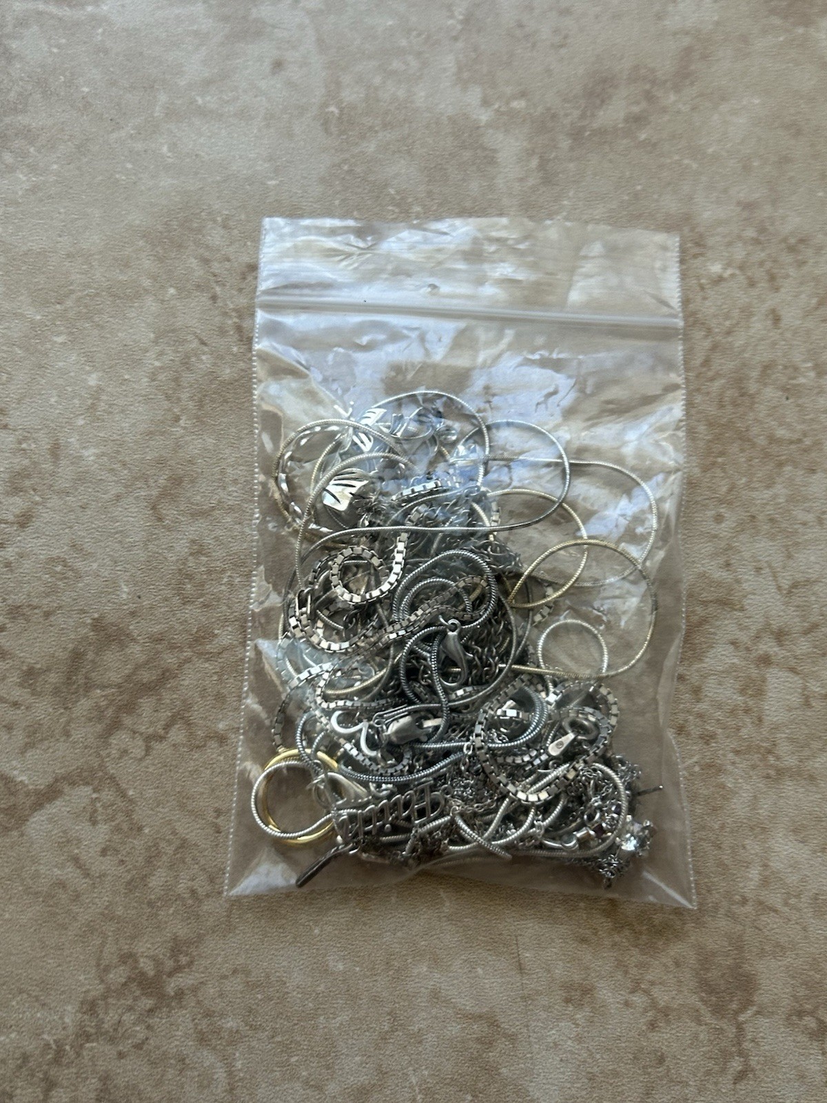 2.6 Oz 925 Stamped/plated Jewelry Lot .