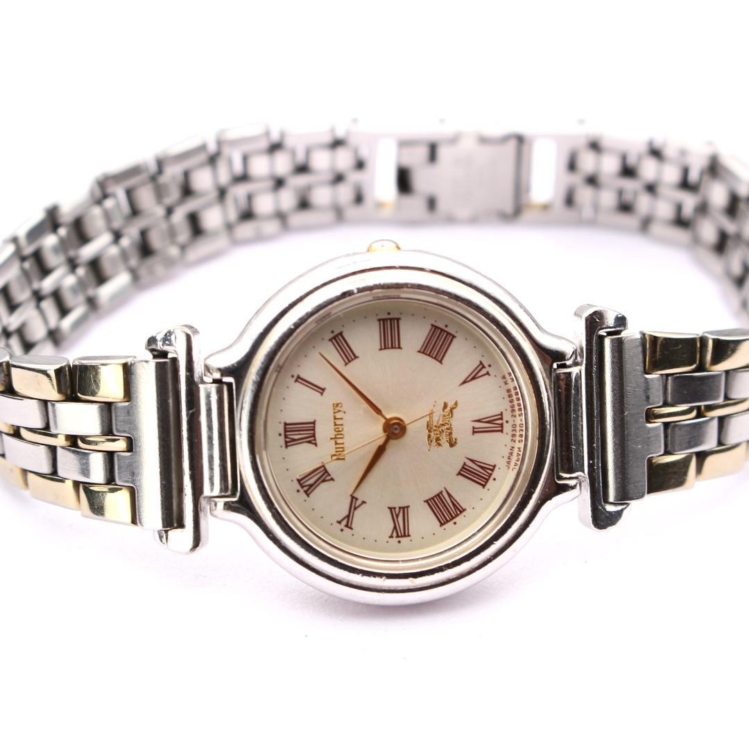 Burberry Ladies’ Wristwatch Vintage Old Logo Roman Dial