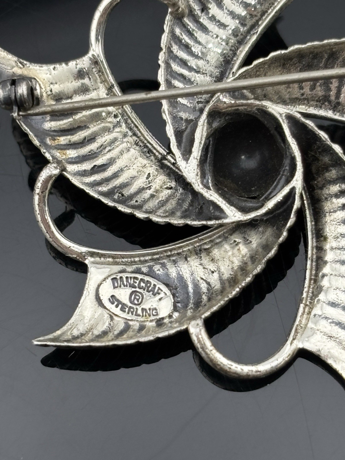 VTG Sterling Silver Brooch Lot Sailboat Dragon Boat Danecraft Pinwheel Filigree