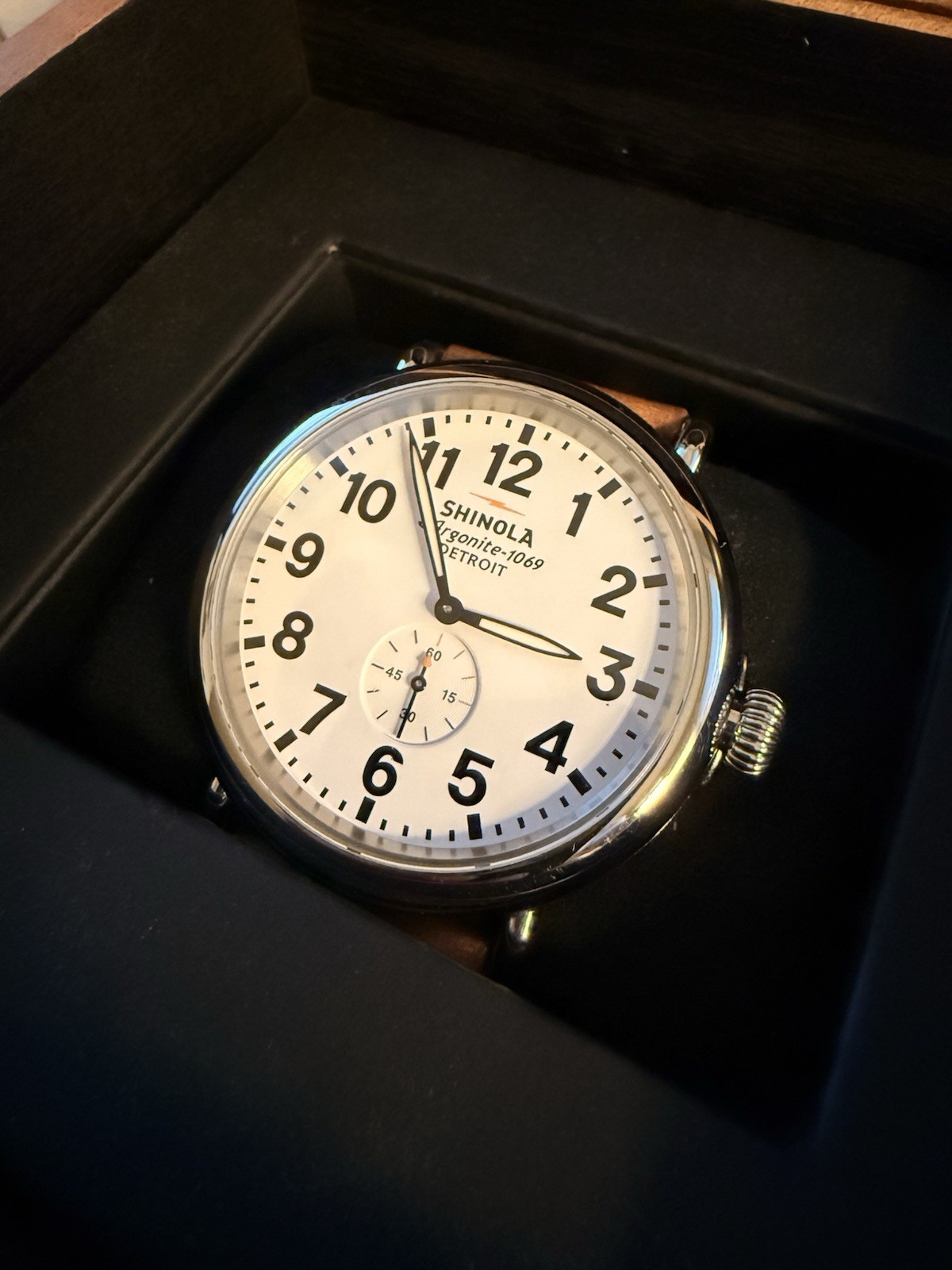 Shinola Argonite-1069 Wristwatch. Needs New Battery
