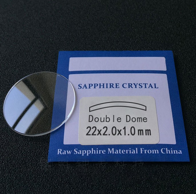 0.8/1.0/1.2/1.5/2.0/2.5/3.0mm Sapphire Double Dome Watch Crystal Glass 16-45mm