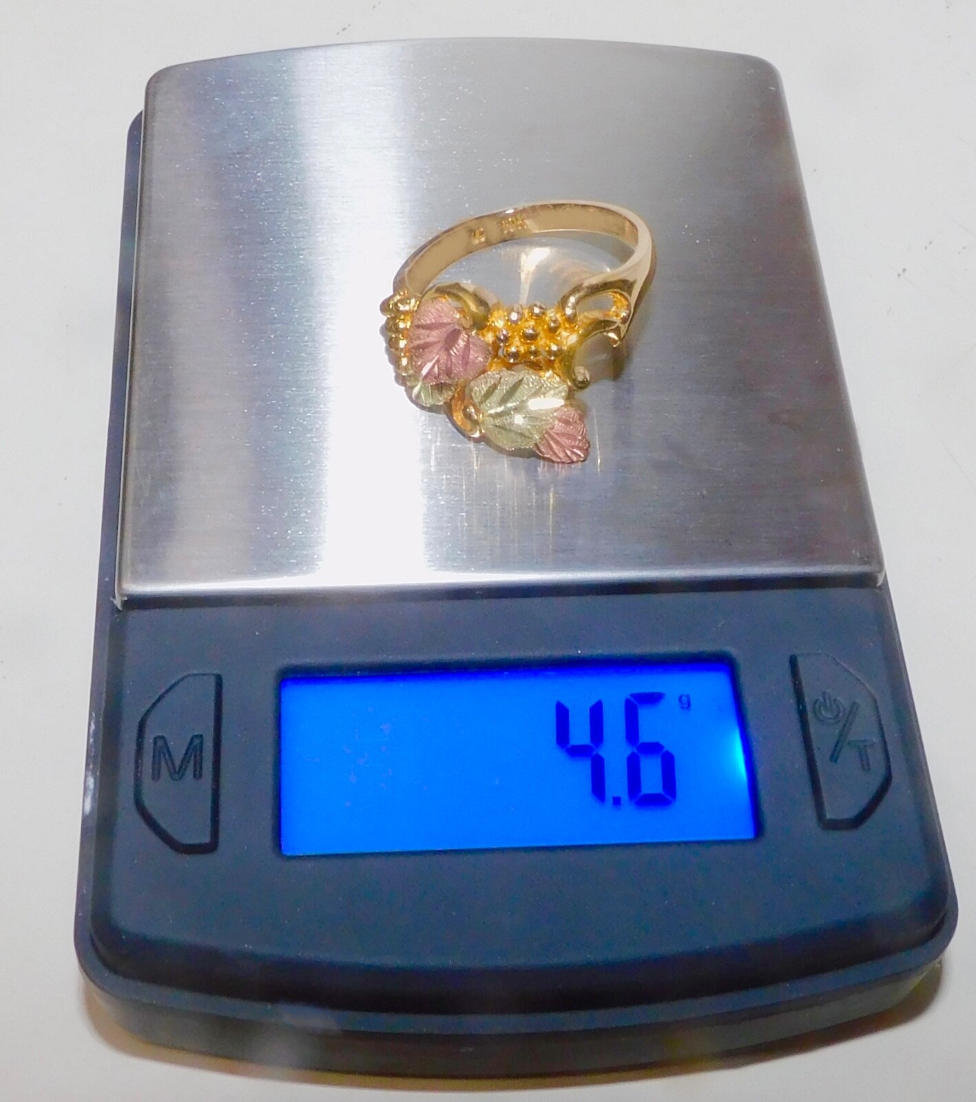 Black Hills Gold 10k Landstrom’s Multiple Leaf Ring Size 7 1/2