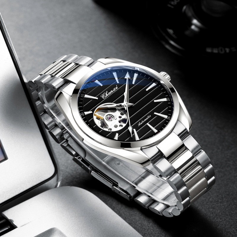 Men’s Automatic Mechanical Watch Classic Wristwatch business Self-winding Gift