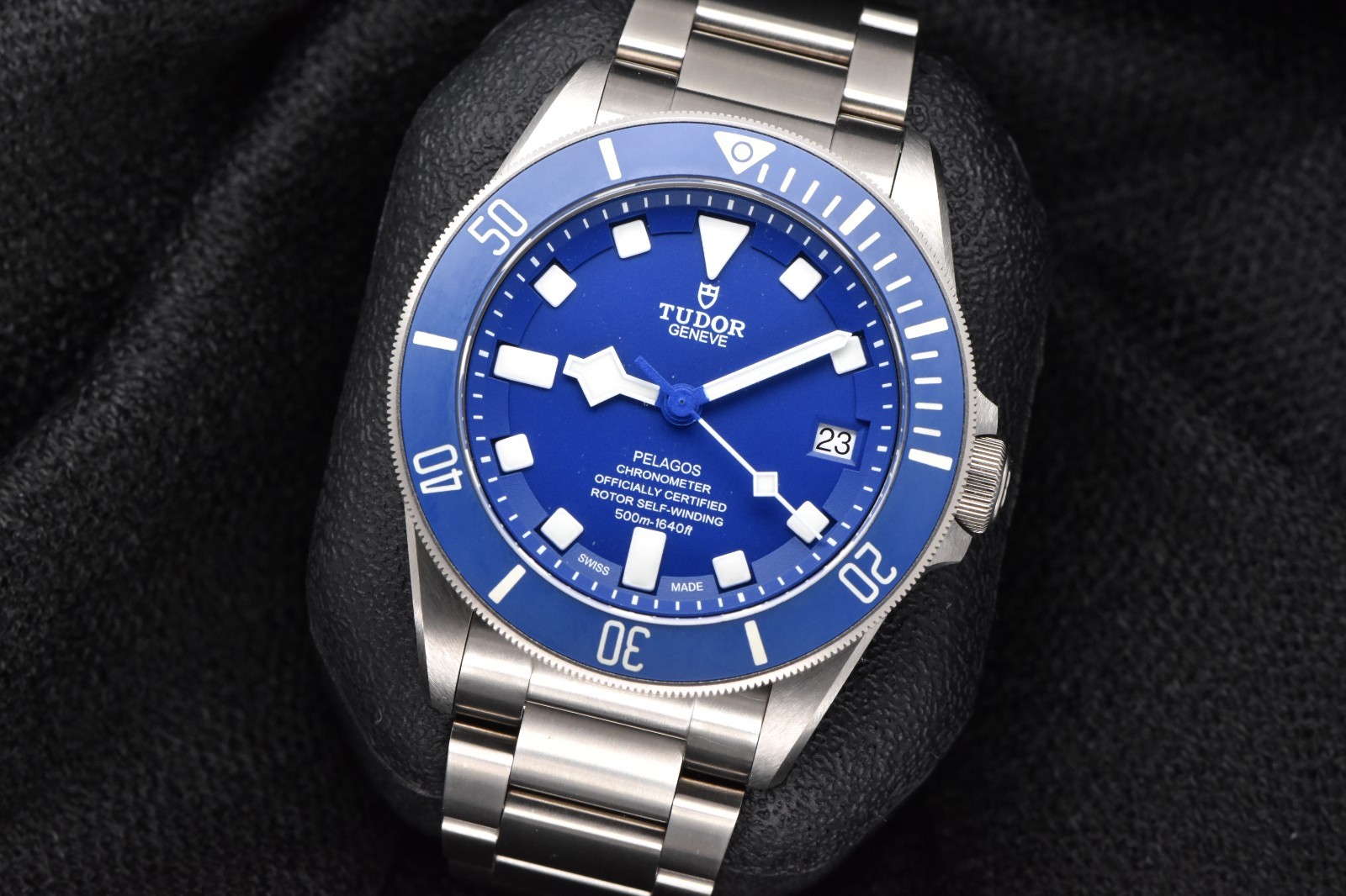 Tudor Pelagos 42mm Titanium Blue Dial 25600TB Watch