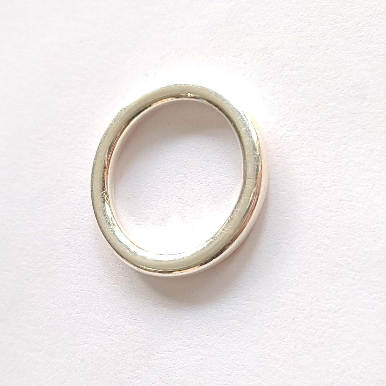 Plain 925 Solid Sterling Silver Handmade 3 Mm Round Wire Ring All Size Available